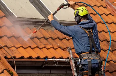 Démoussage et hydrofuge de toiture à Chassillé